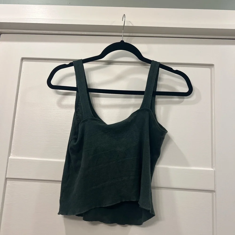 Mollusk Green Hemp Rib Tank - Picture 2 of 4